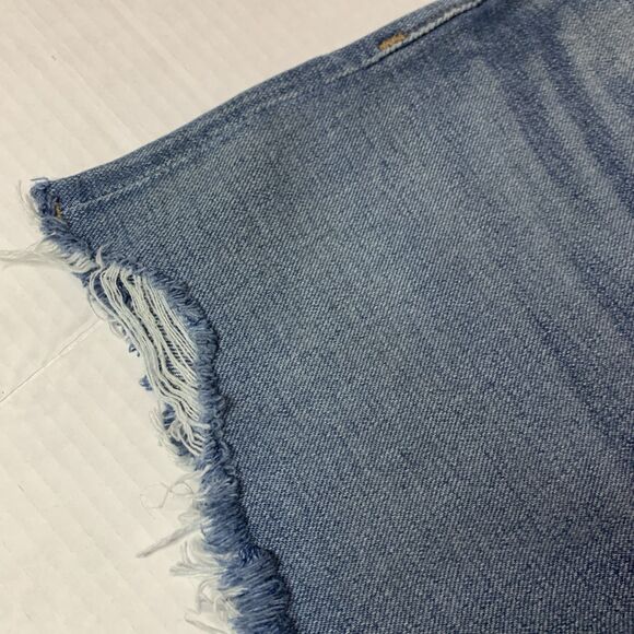 NWT Madewell Women’s The Perfect Jean Shorts Size W 26 Raw Hem High Waist - Picture 4 of 8
